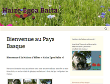 Tablet Screenshot of chambres-d-hotes-en-pays-basque.fr
